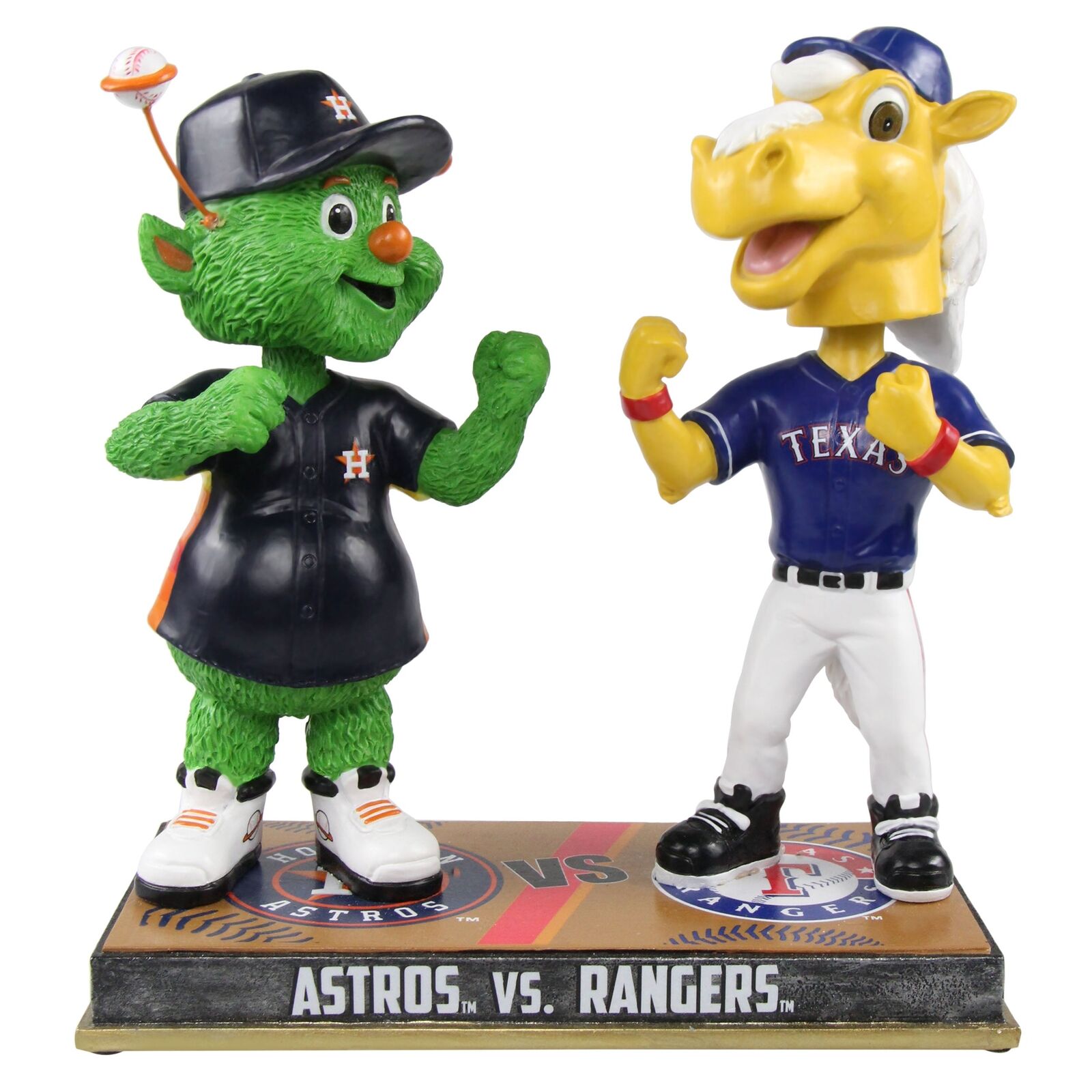 Houston Astros and Texas Rangers Rivalry Special Edition Bobblehead MLB