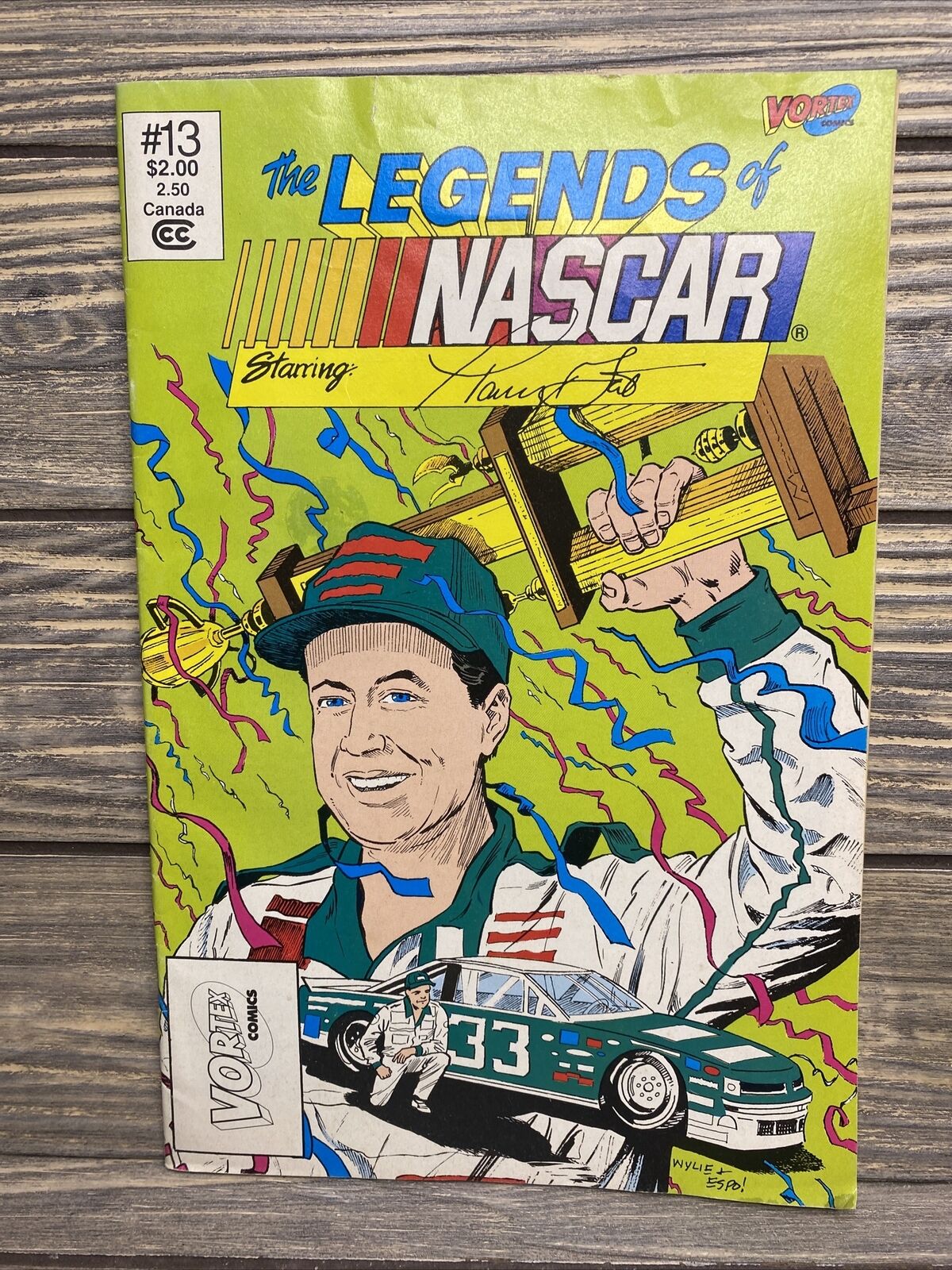 Vtg Vortex Comics Legends Of NASCAR Harry Gant 1992 #13