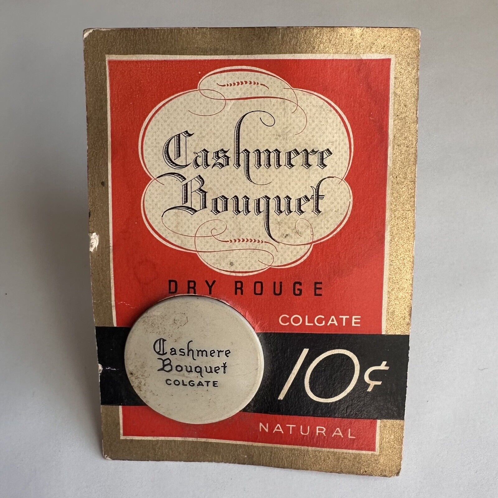 Vintage 1930’s Cashmere Bouquet Rouge In Shade Natural Original Packaging