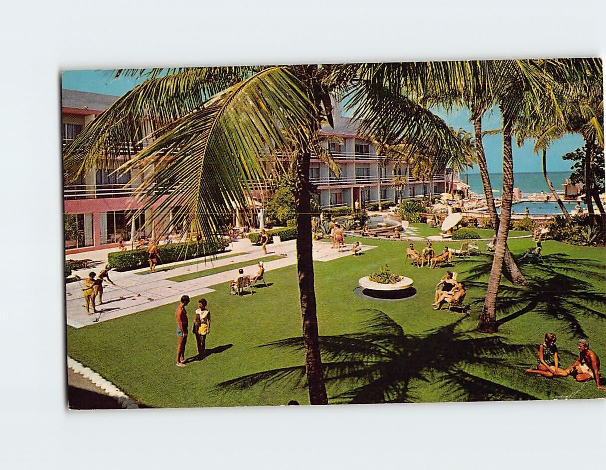 Postcard Chateau Resort Motel Miami Beach Florida USA