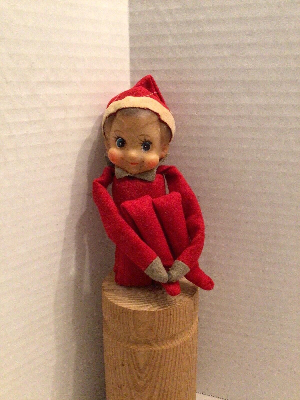 Knee Hugger Elf Pixie Vintage Made In Japan 1950’s Christmas Elf