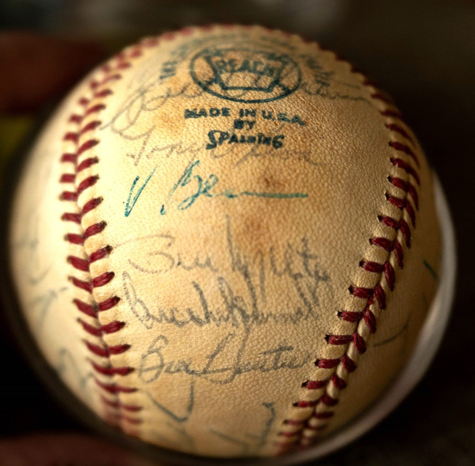 MLB 1971 American League All-Star team signed baseball w/LOA