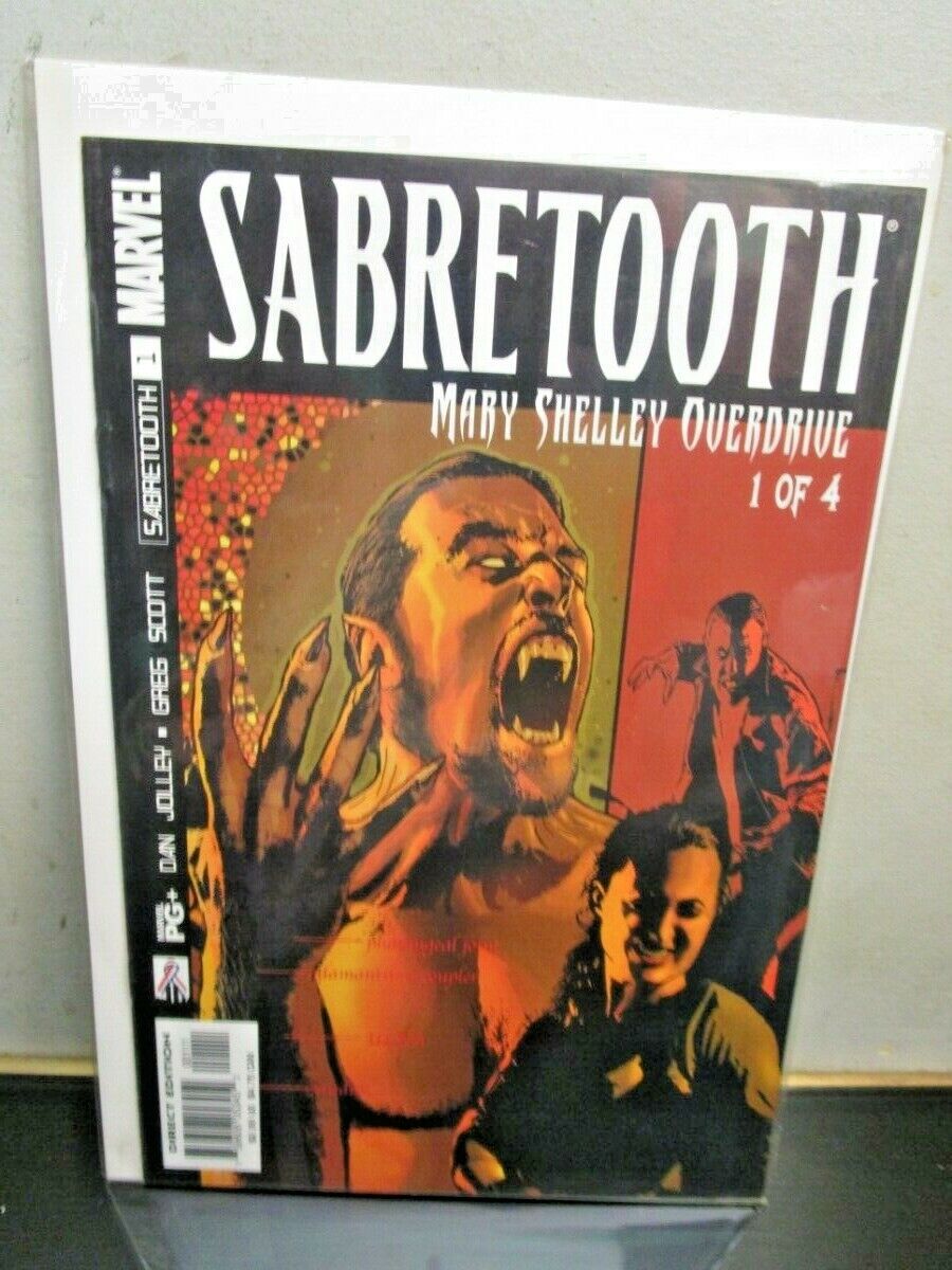 Sabretooth: Mary Shelley Overdrive #1: Marvel Comics (2002) BAGGED BOARDED