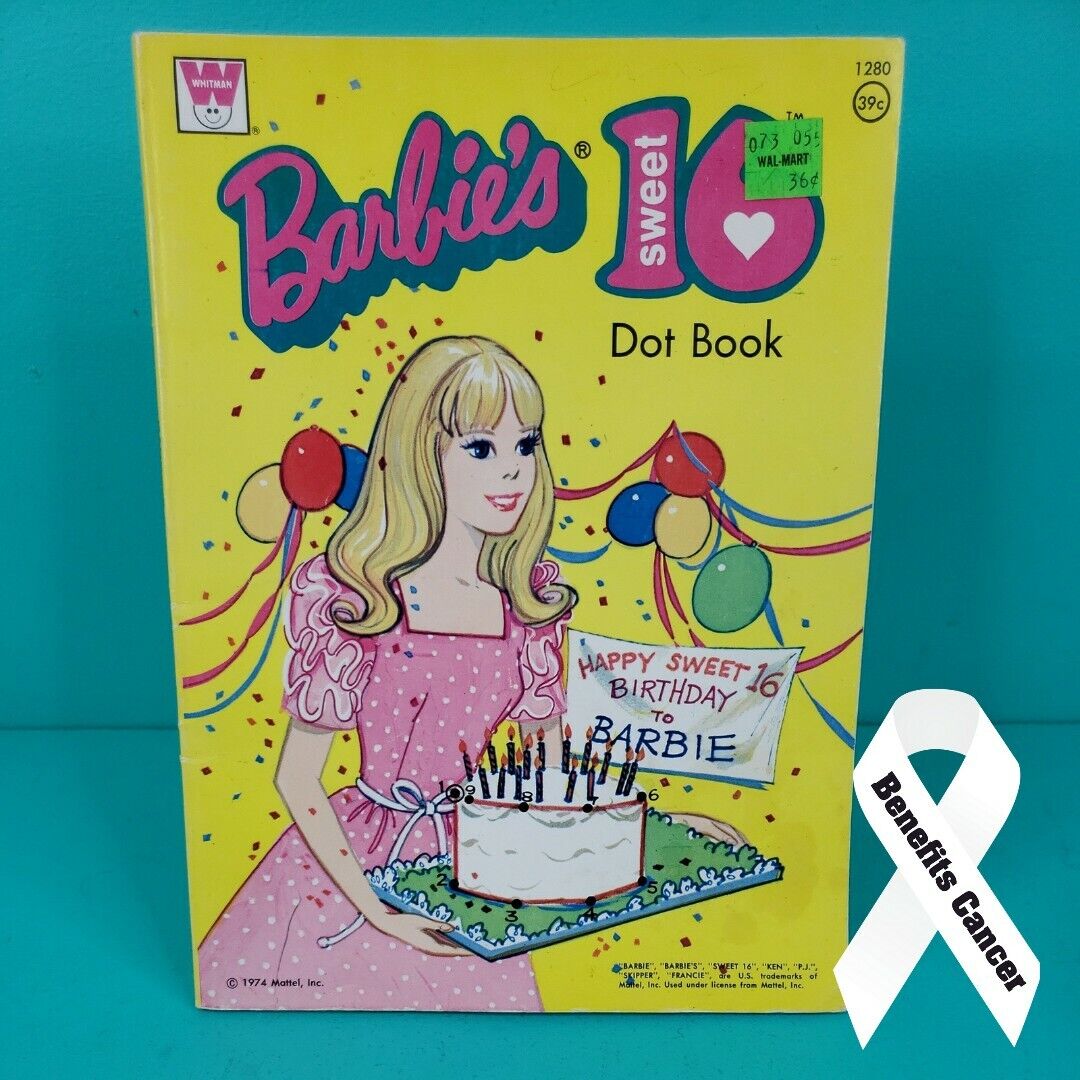 Vintage Barbie’s Sweet 16 Dot Book 1974 Mattel - Whitman #1280 