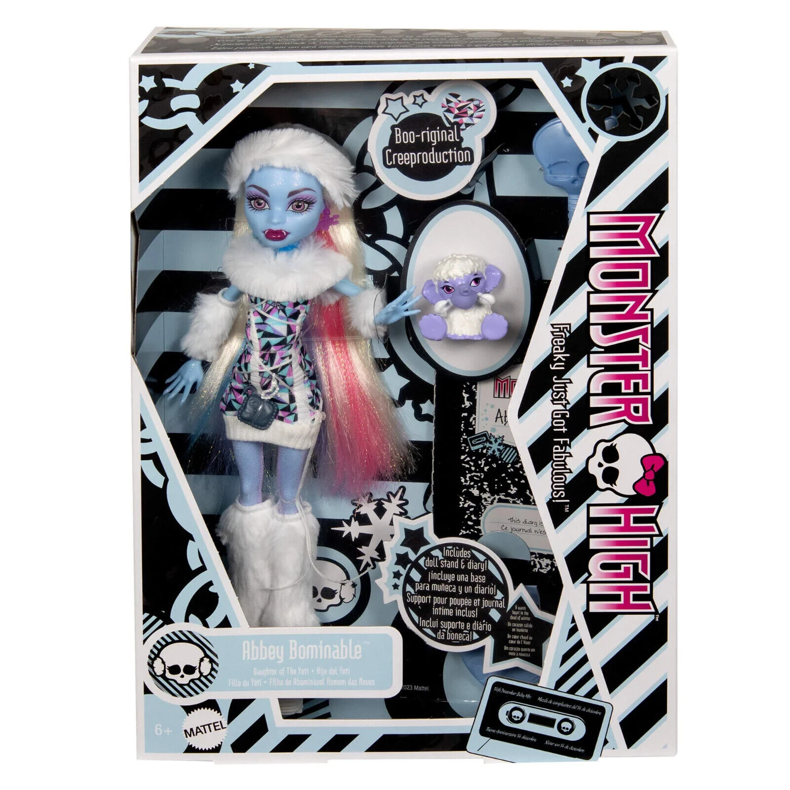 🔥Monster High Boo-riginal Creeproduction G1 Abbey Bominable Doll EXCLUSIVE