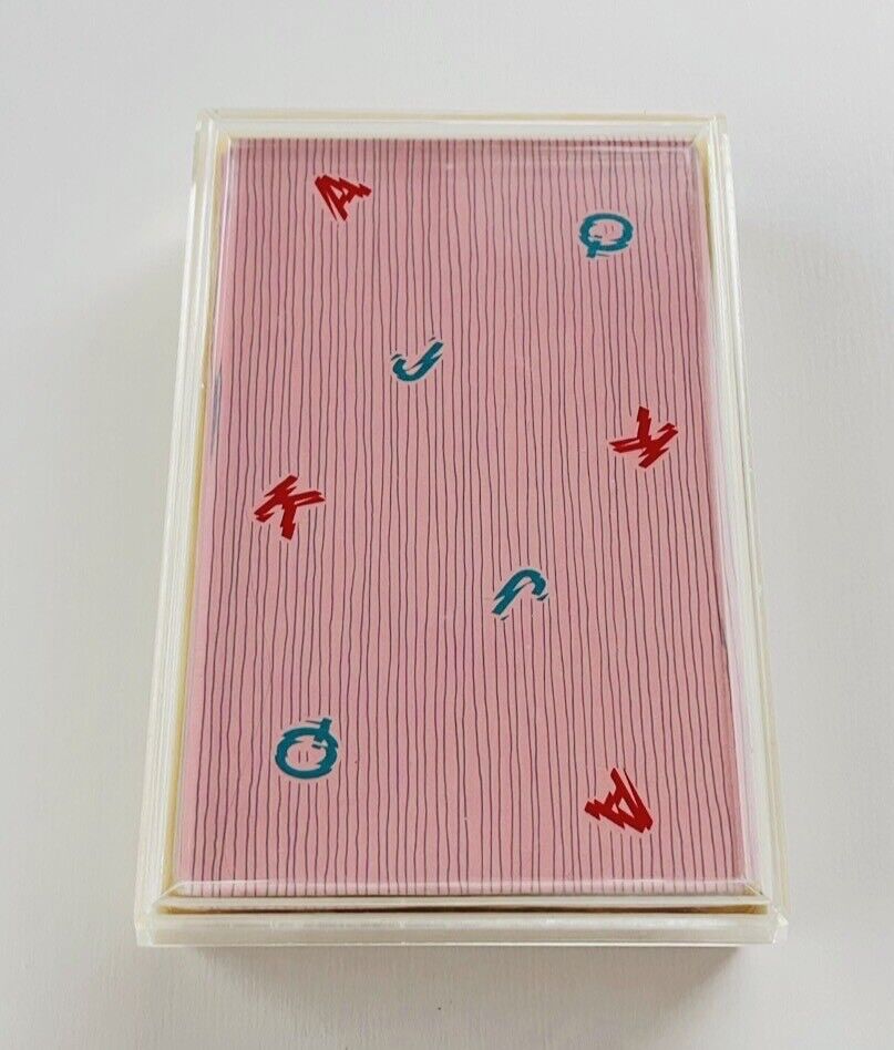 Vintage Nintendo plastic playing cards,unused,made before 1989.Rare