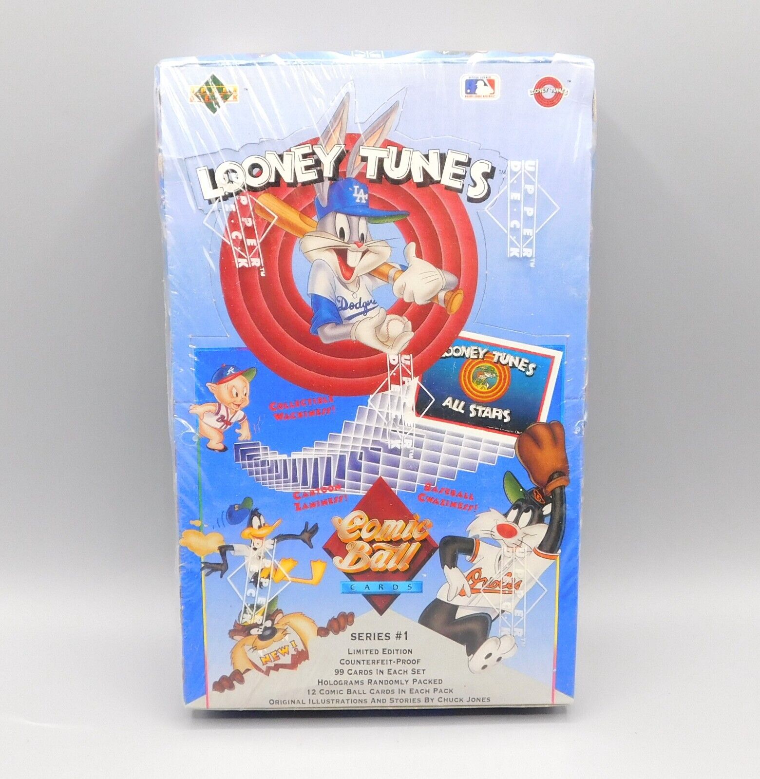 1990 Upper Deck Looney Tunes Comic Ball Cards Box ~ Factory Sealed