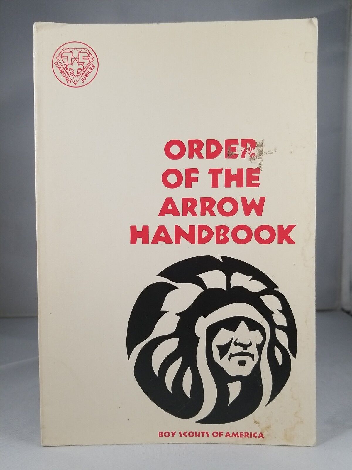 Order Of The Arrow Handbook, 1985 Printing Diamond Jubilee Edition, Boy Scouts
