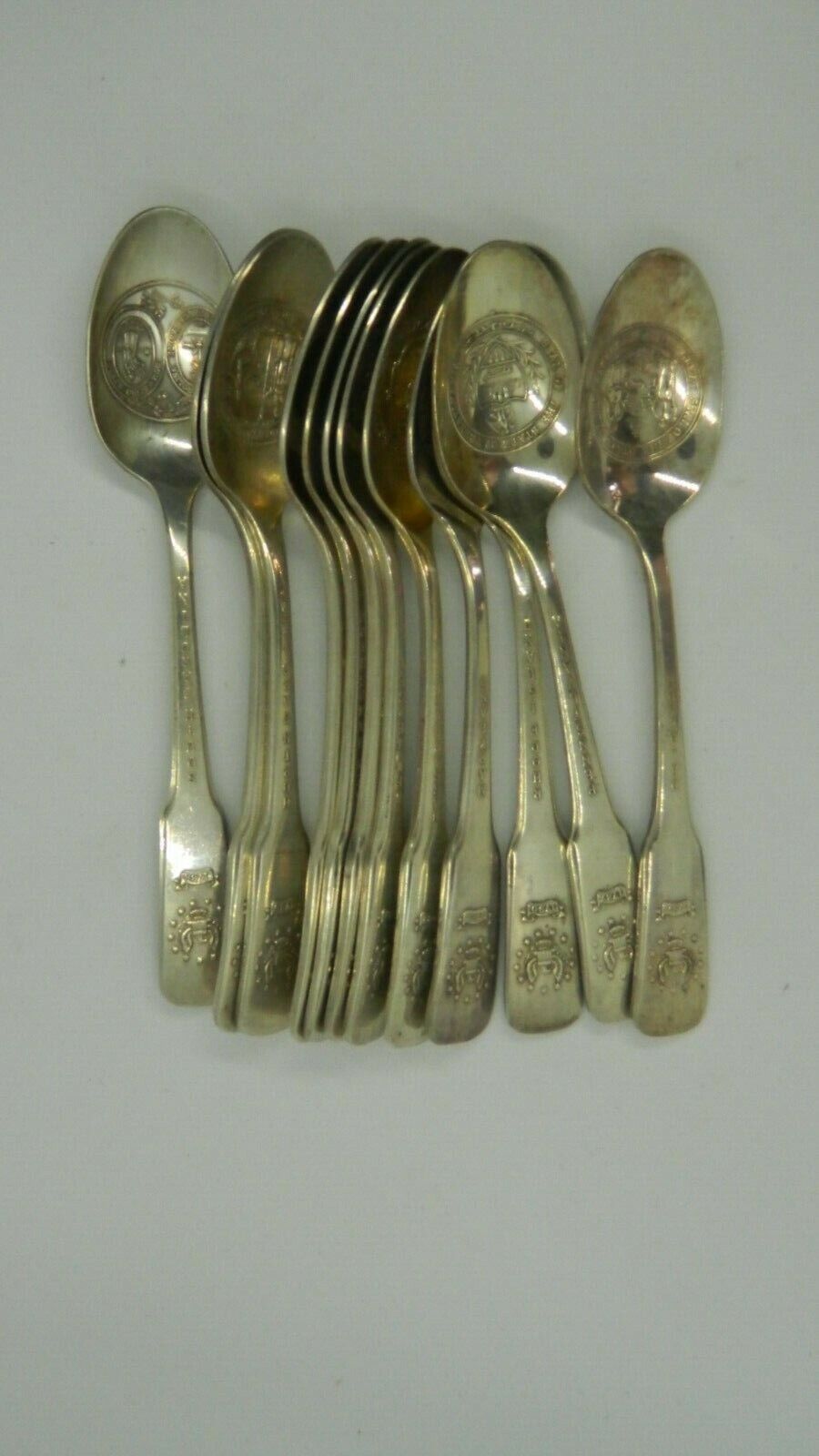 Lot of 12 International Silver Bicentennial East Coast State Spoons Beautiful Lo