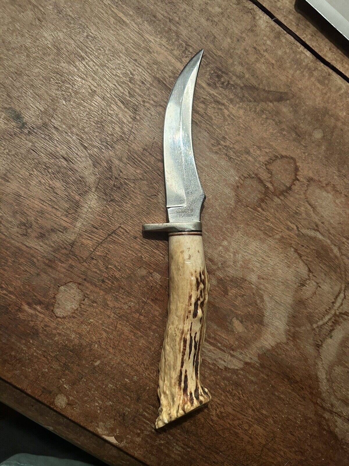 stag handle solingen germany fixed blade knife. Hunting, Skinner, Skinning Knife