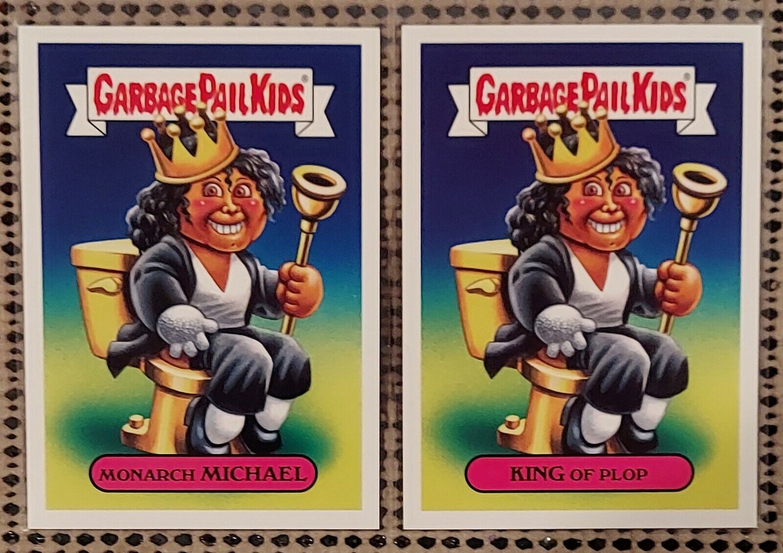 LOT OF 2 CARDS: GPK (MONARCH MICHAEL & KING OF PLOP) Battle of the Bands RARE
