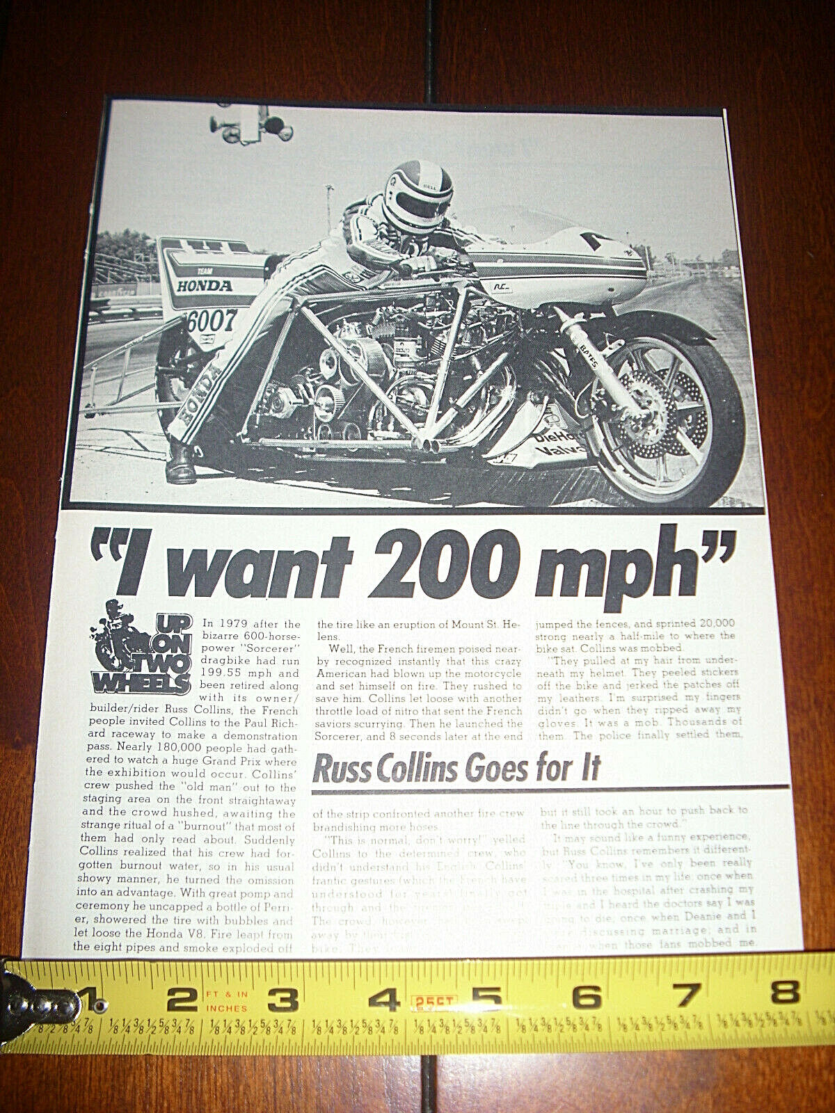 1981 RUSS COLLINS RC ENGINEERING ORIGINAL ARTICLE
