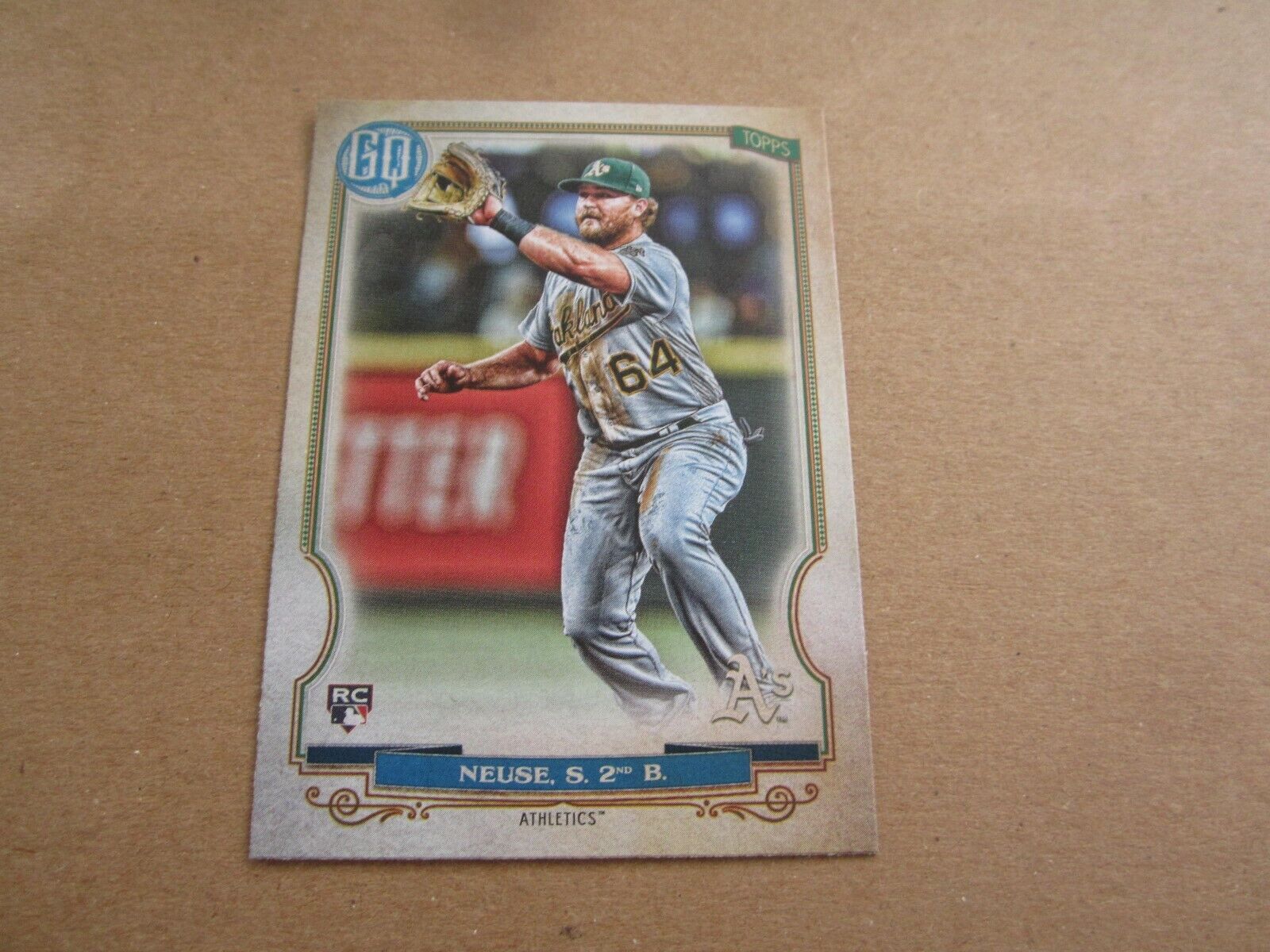  2020 Topps GYPSY QUEEN MLB ROOKIE CARD SHELDON NEUSE ATHLETICS #217