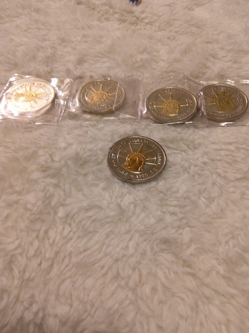A Lot Of 5  Statue Of Liberty Coin