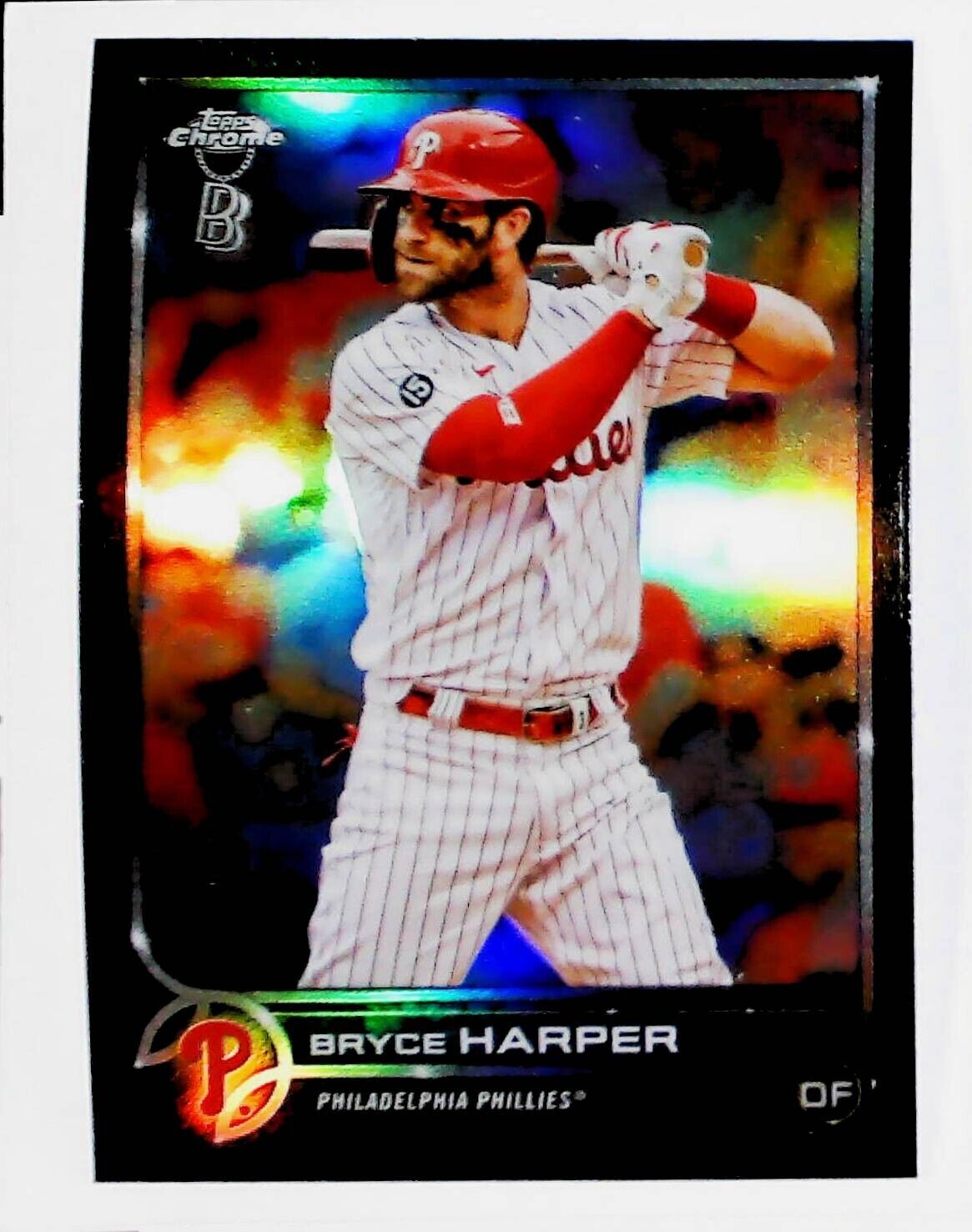 2022 Topps Chrome Ben Baller #220 Bryce Harper - Philadelphia Phillies