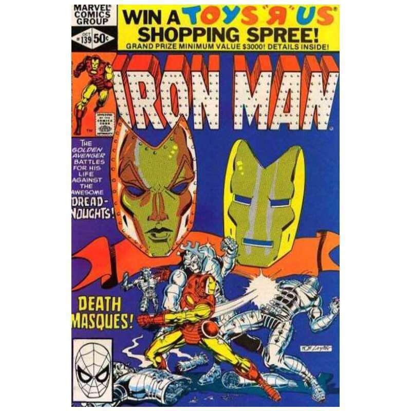 Iron Man (1968 series) #139 in Fine minus condition. Marvel comics [t%
