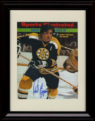 Unframed Phil Esposito SI Autograph Promo Print - Boston Bruins - 11/19/1973