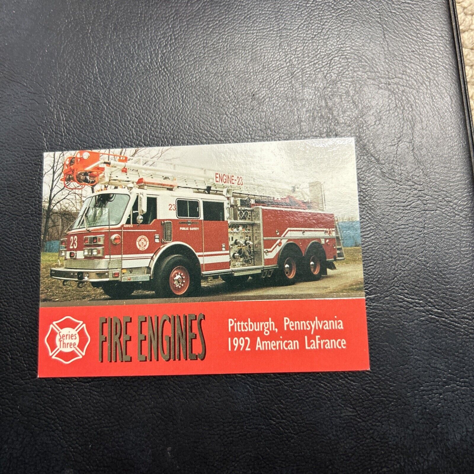 Jb29 Fire Engines Series 3 Three #280 Pittsburgh American Lafrance Pennsylvania