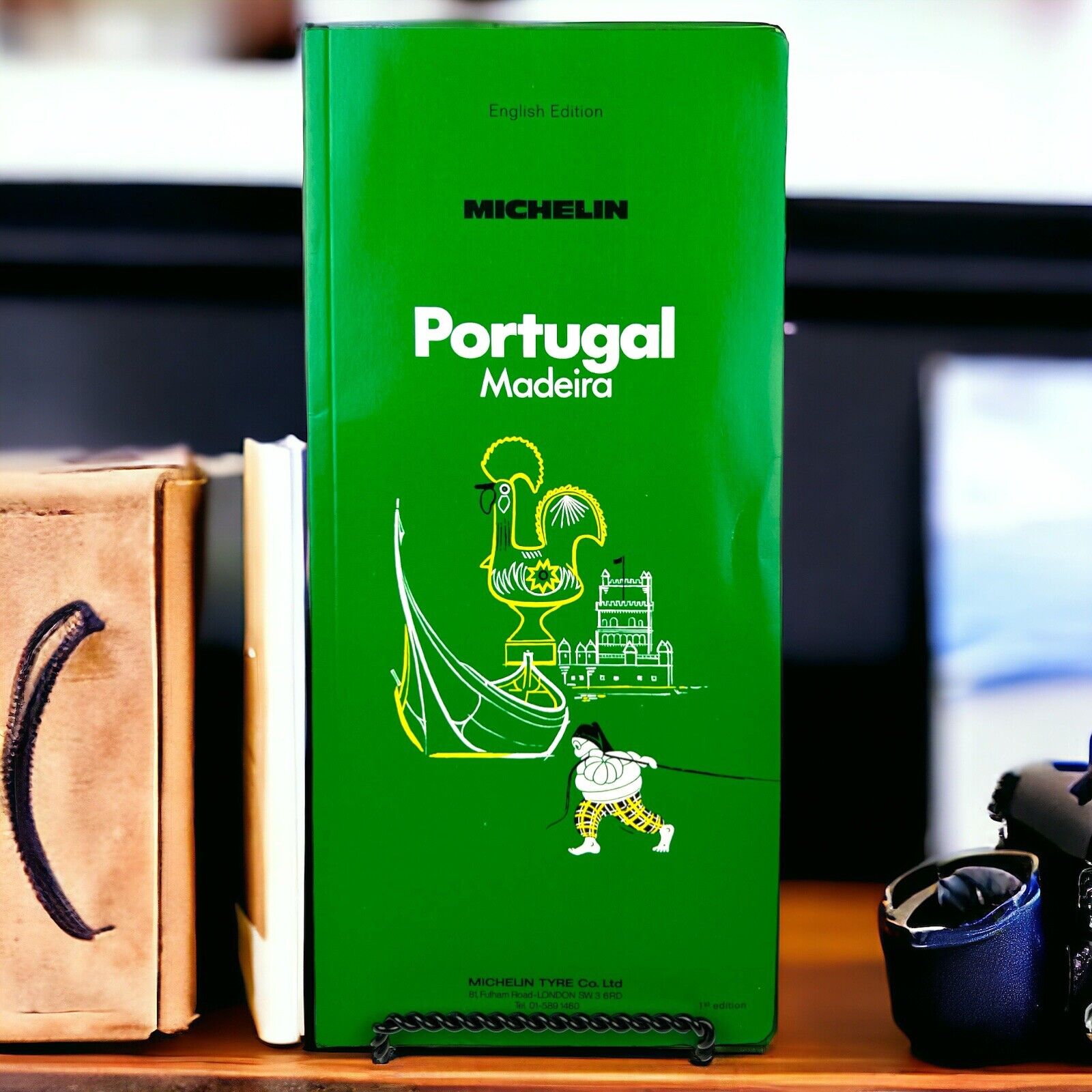 Vintage 1972 Michelin Green Guide Portugal Madeira Travel Guide Maps 1st Ed