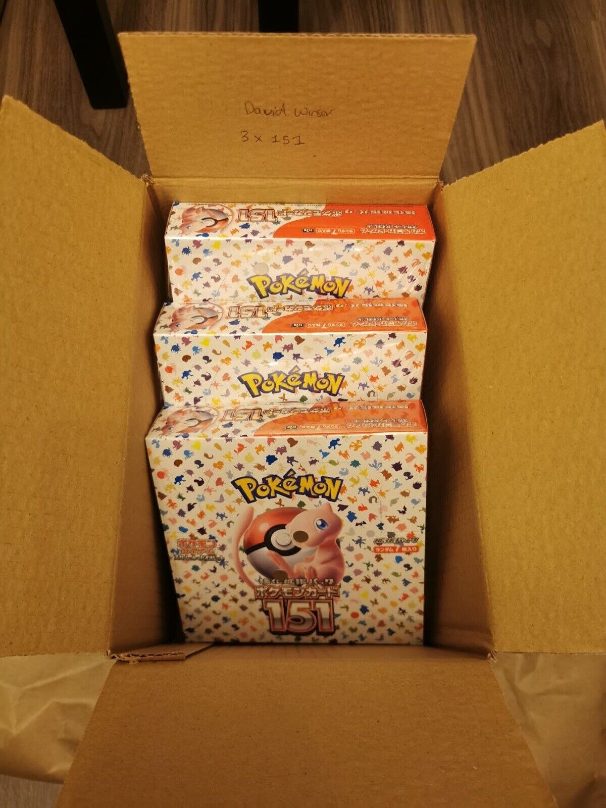 Pokemon Card Pokemon 151 Booster Boxes X3 Sealed