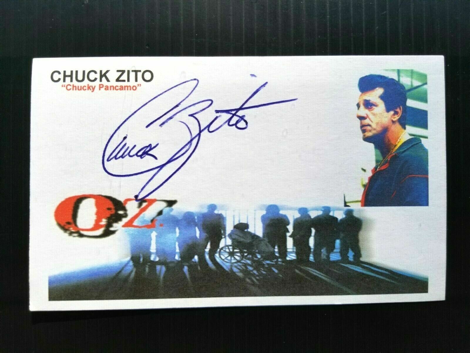 81 Hell\'s Angels Chuck Zito   Hand Signed OZ Sons Of Anarchy  3\