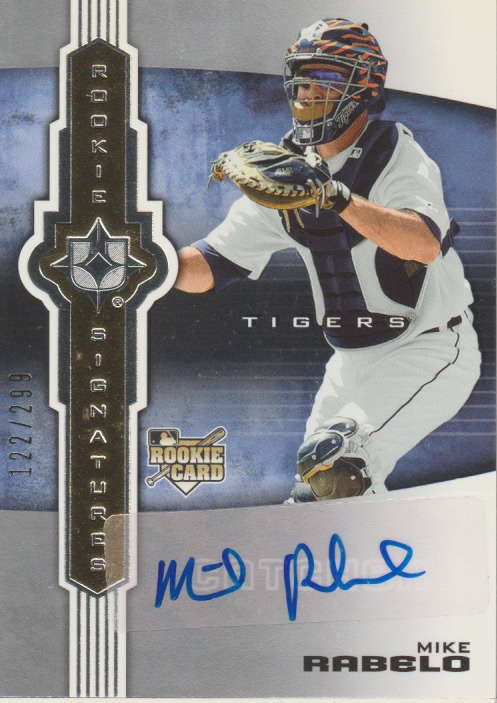 Mike Rabelo 2007 UD Rookie Signatures RC auto autograph card 133 /299