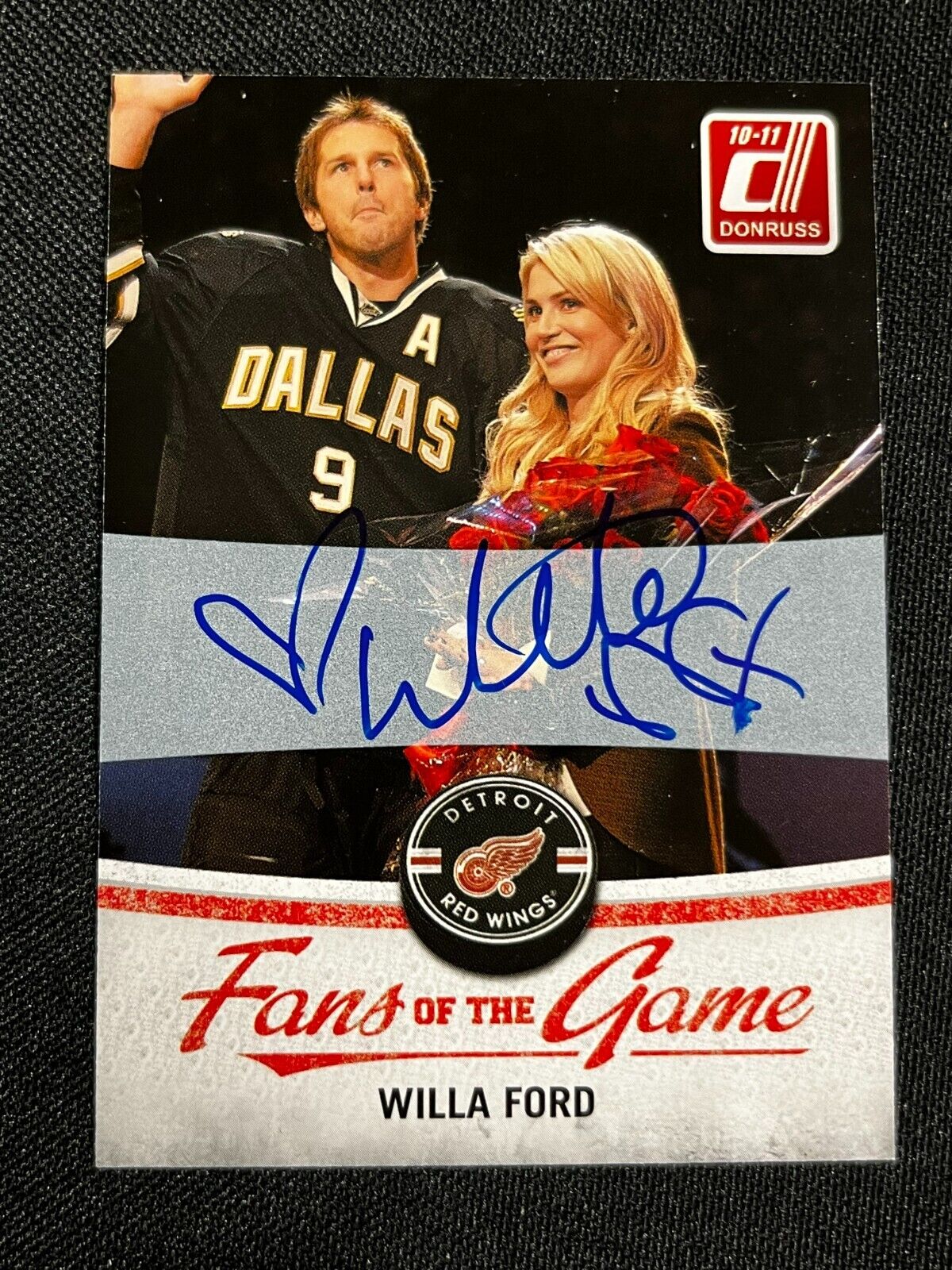 2010-11 Donruss Fans of the Game Willa Ford 5 autograph card #RD 350/400 AA