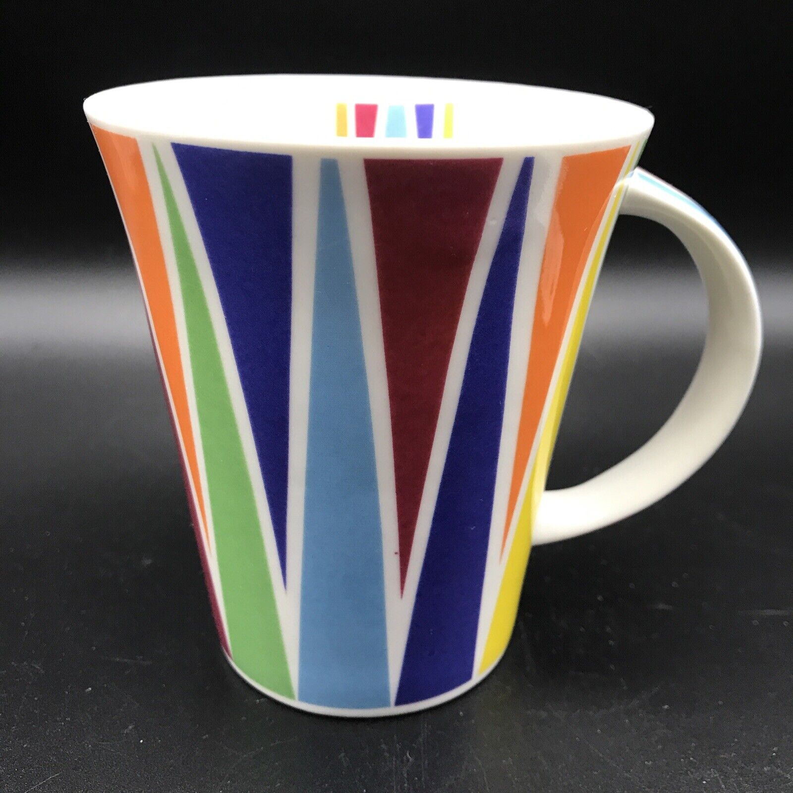 Great Shakes Colorful Geometric Mug