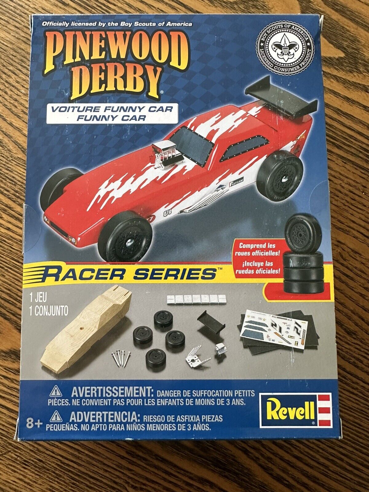 Cub Scout Pinewood Derby Funny Car Kit