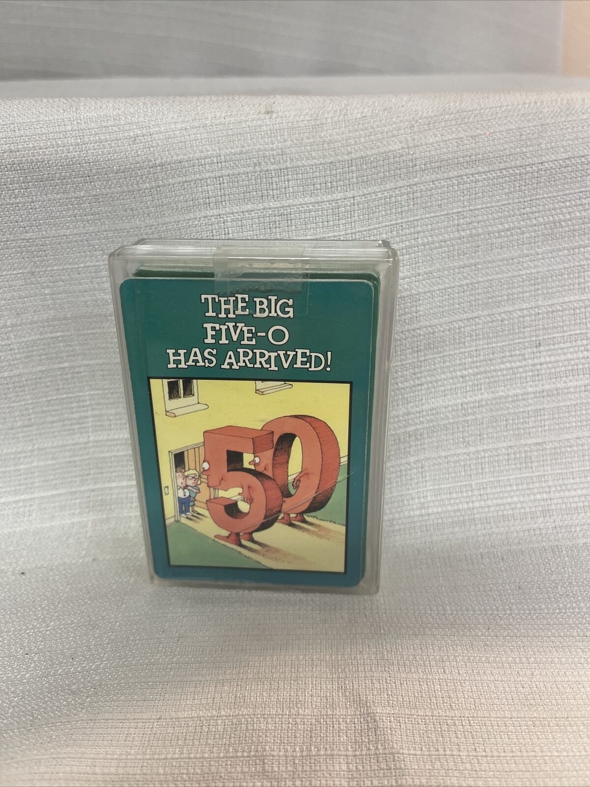 The Big Five O Has Arrived Poker Deck New Opened Package