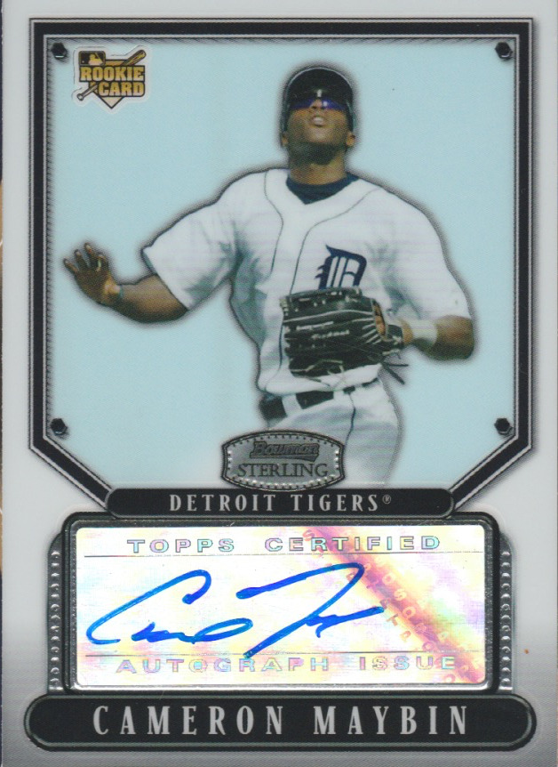 Cameron Maybin 2007 Topps Bowman Sterling RC rookie auto autograph card BS-CM