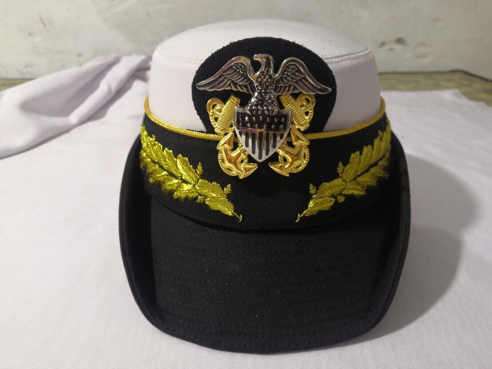 US navy ladies hat available in both ranks captain and admiral...