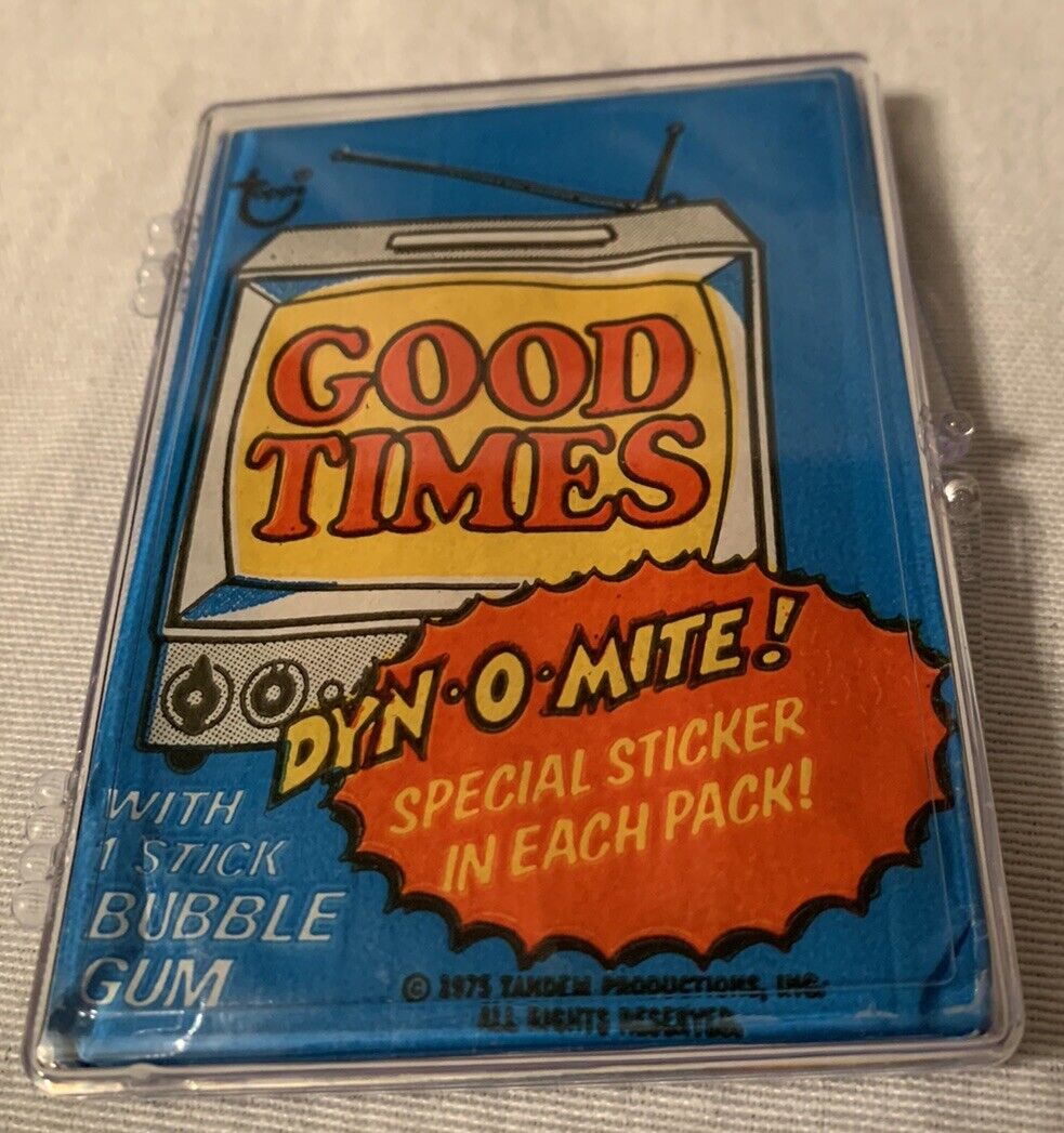 1975 Topps Good Times Cards & Stickers Unopened