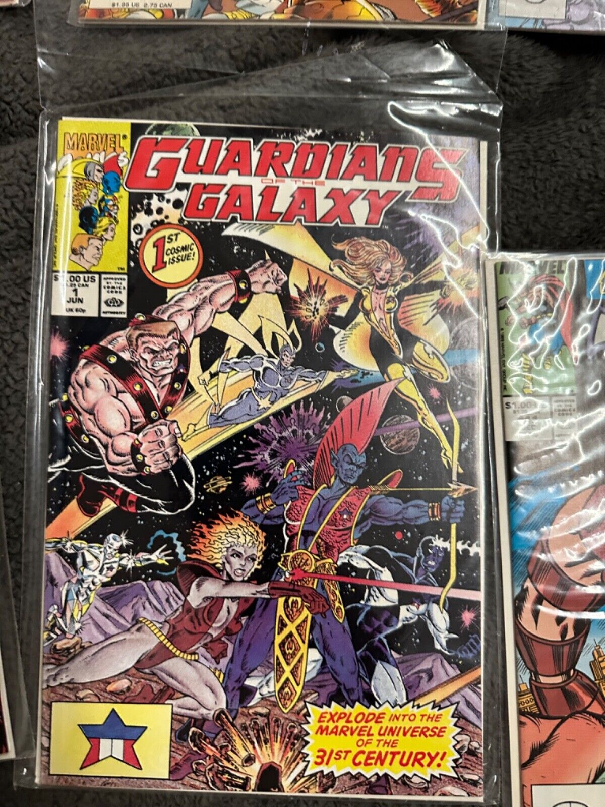 1990 Marvel Comics Guardians of the Galaxy #1 1st app Taser Face