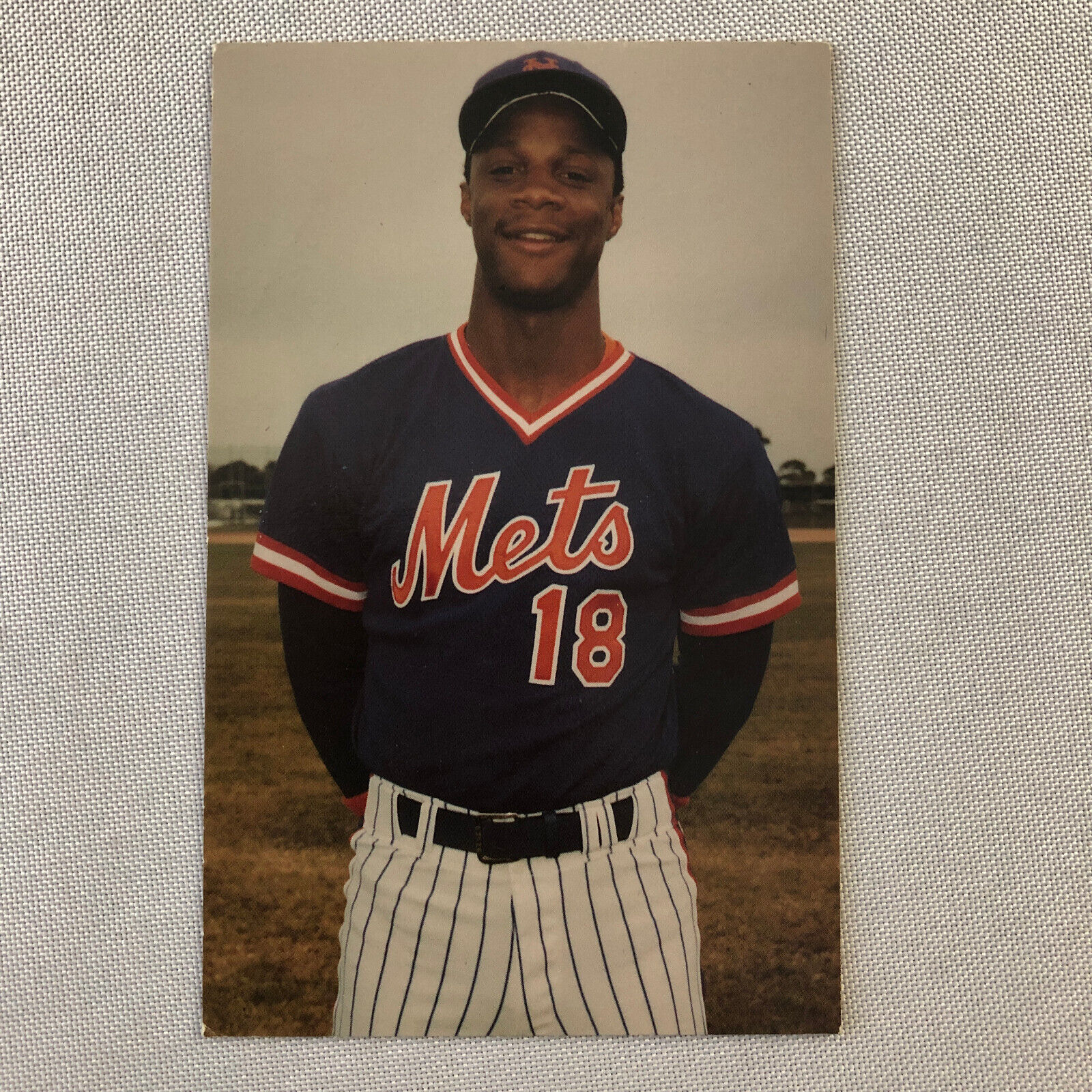 1986 Darryl Strawberry NY Mets New York Mets TCMA Postcard Post Card 