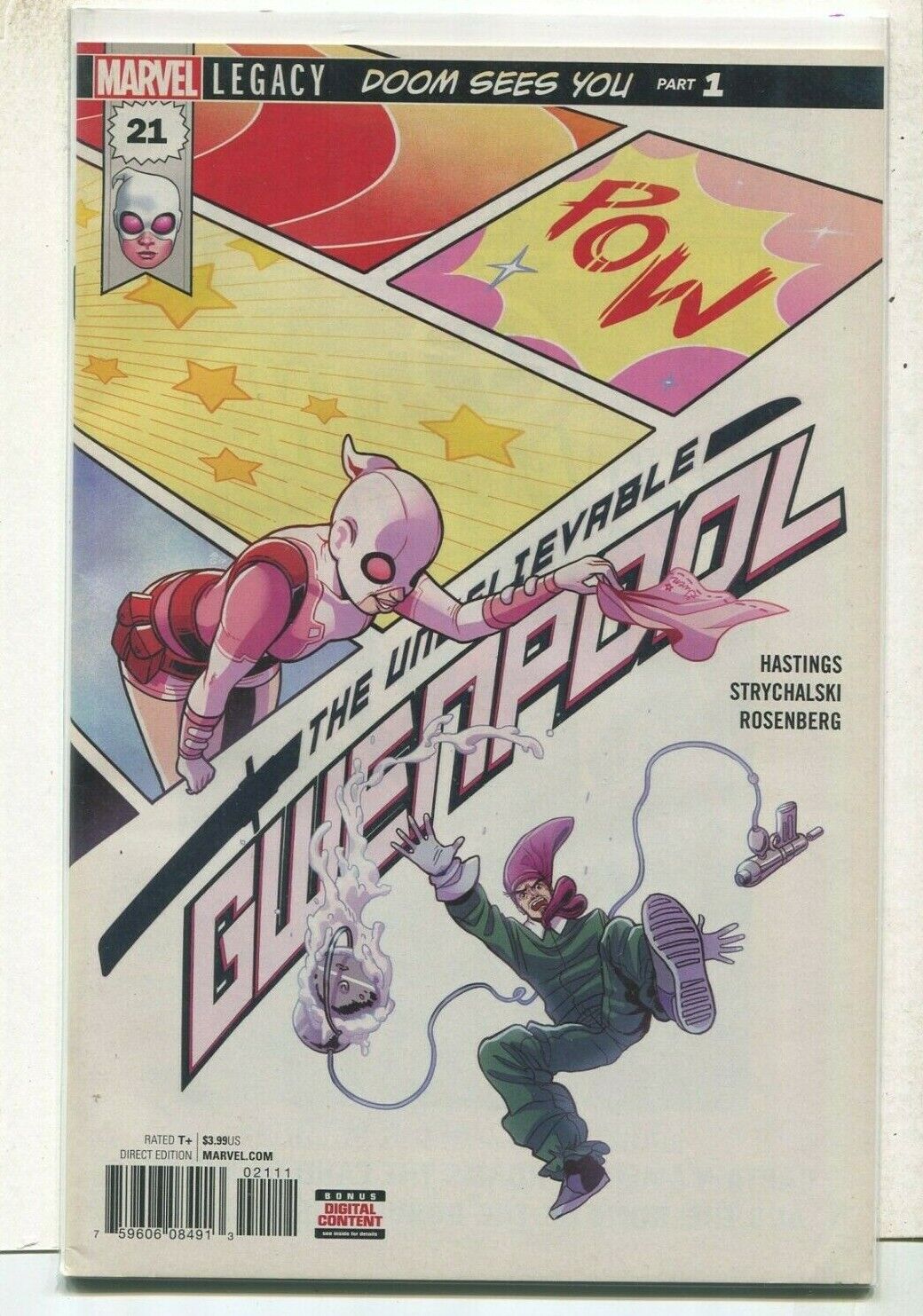 The Unbelievable Gwenpool # 21 NM Legacy Doom Sees You  Pt.1 Marvel Comics  **27