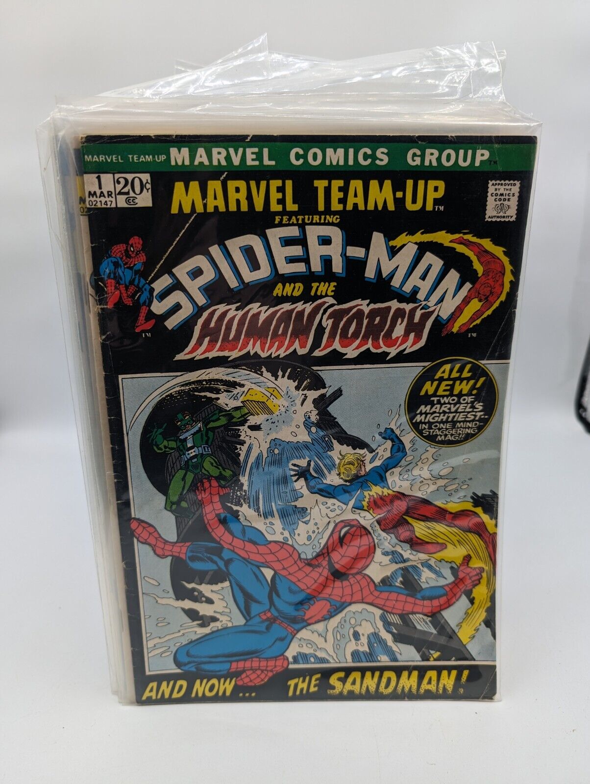 1972 Marvel Team-Up Spider-Man and the Human Torch Issue #1