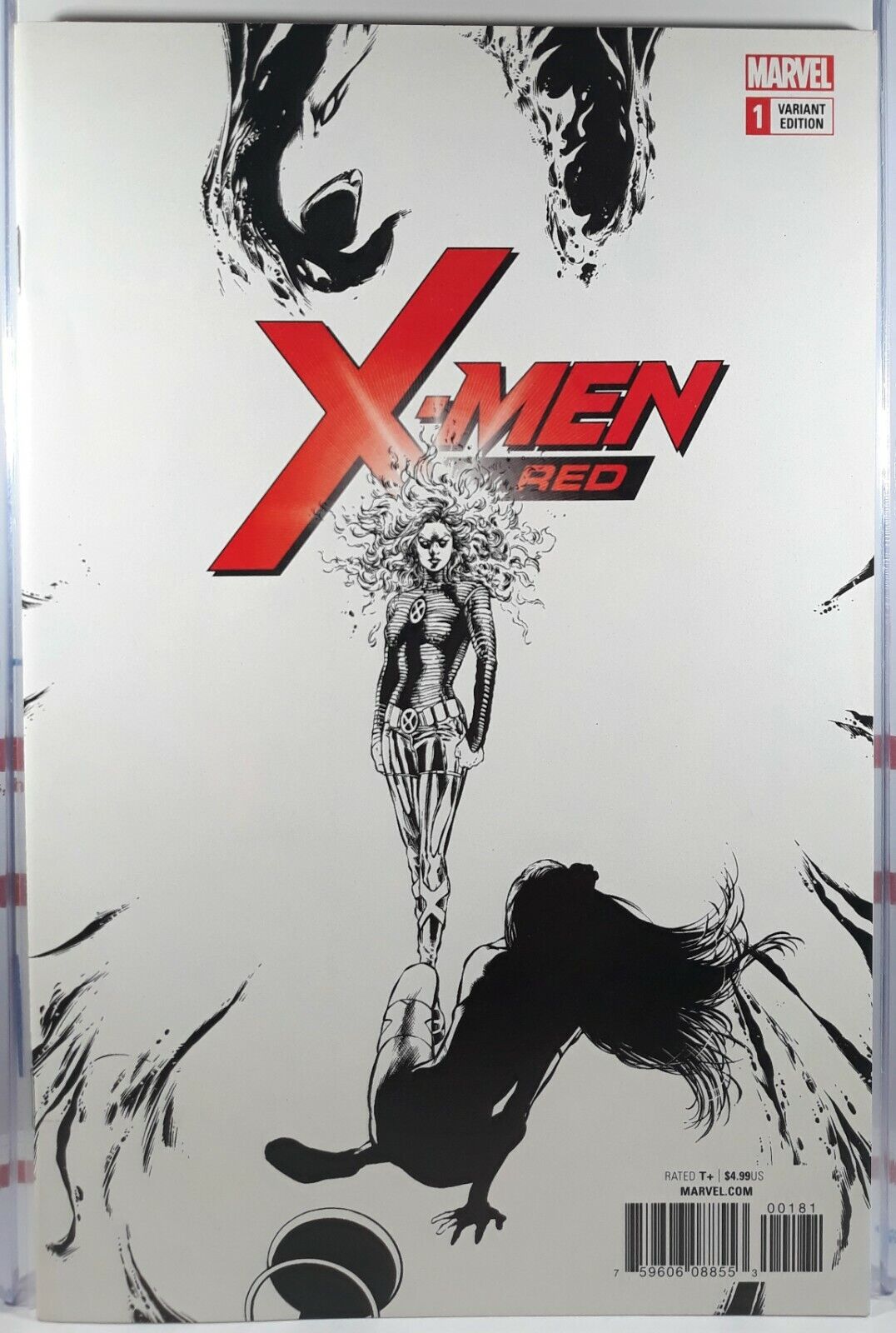 🔴🔥 X-MEN RED #1 NM 1:1000 PHIL JIMENEZ REMASTERED B&W SKETCH VARIANT Phoenix