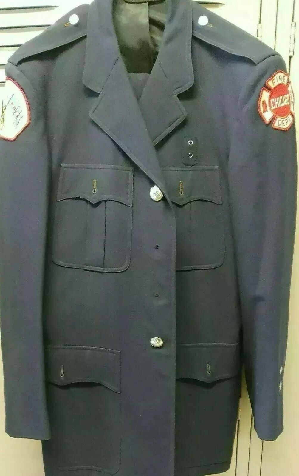 Kohout Inc. Uniform Tailors 1961 Chicago Fire Department Dress CLASSIC Uniform 