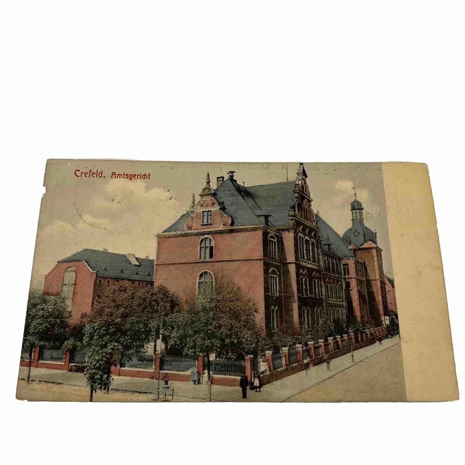 Early 1900’s Crefeld Amtsgericht Krefeld Germany Postcard