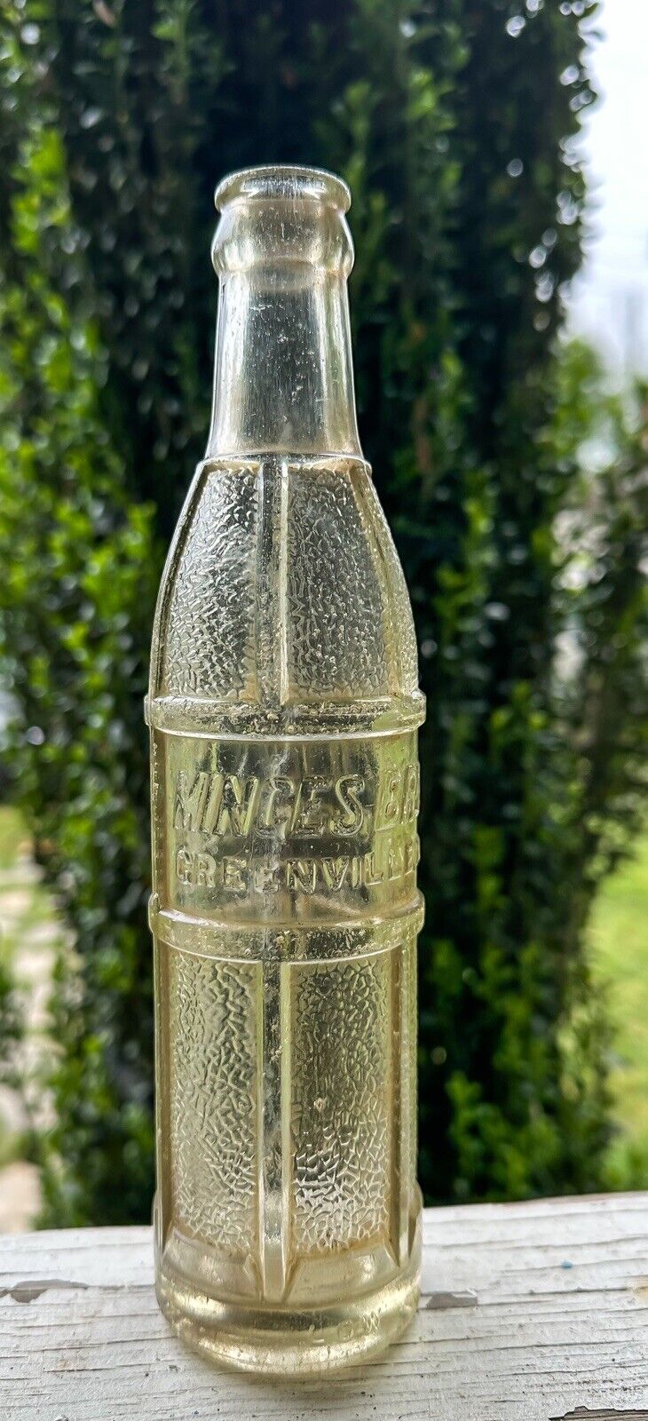 Vintage Minges Bros ( Pepsi Art Deco Soda Bottle) From Greenville NC.