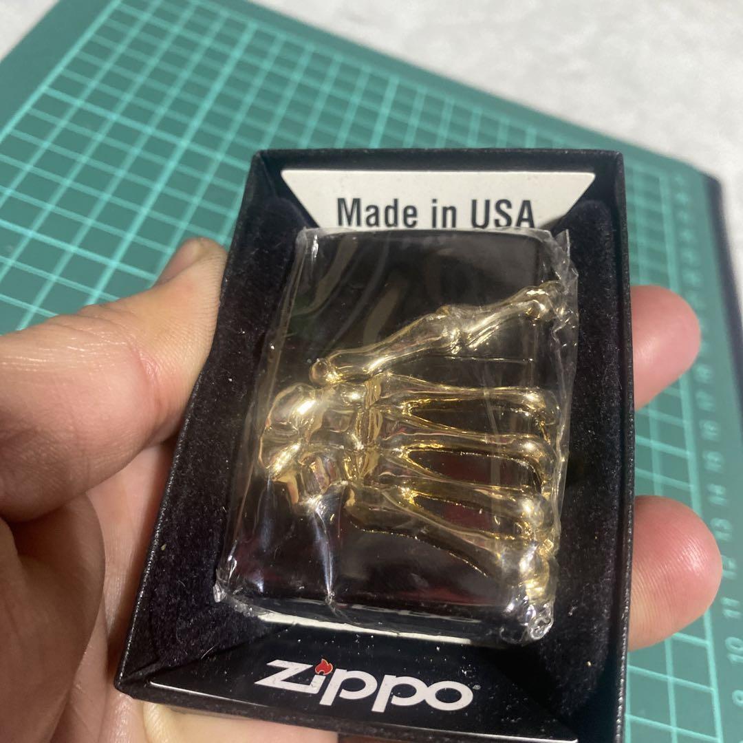 Zippo Obsolete Bone Skull Oil Lighter