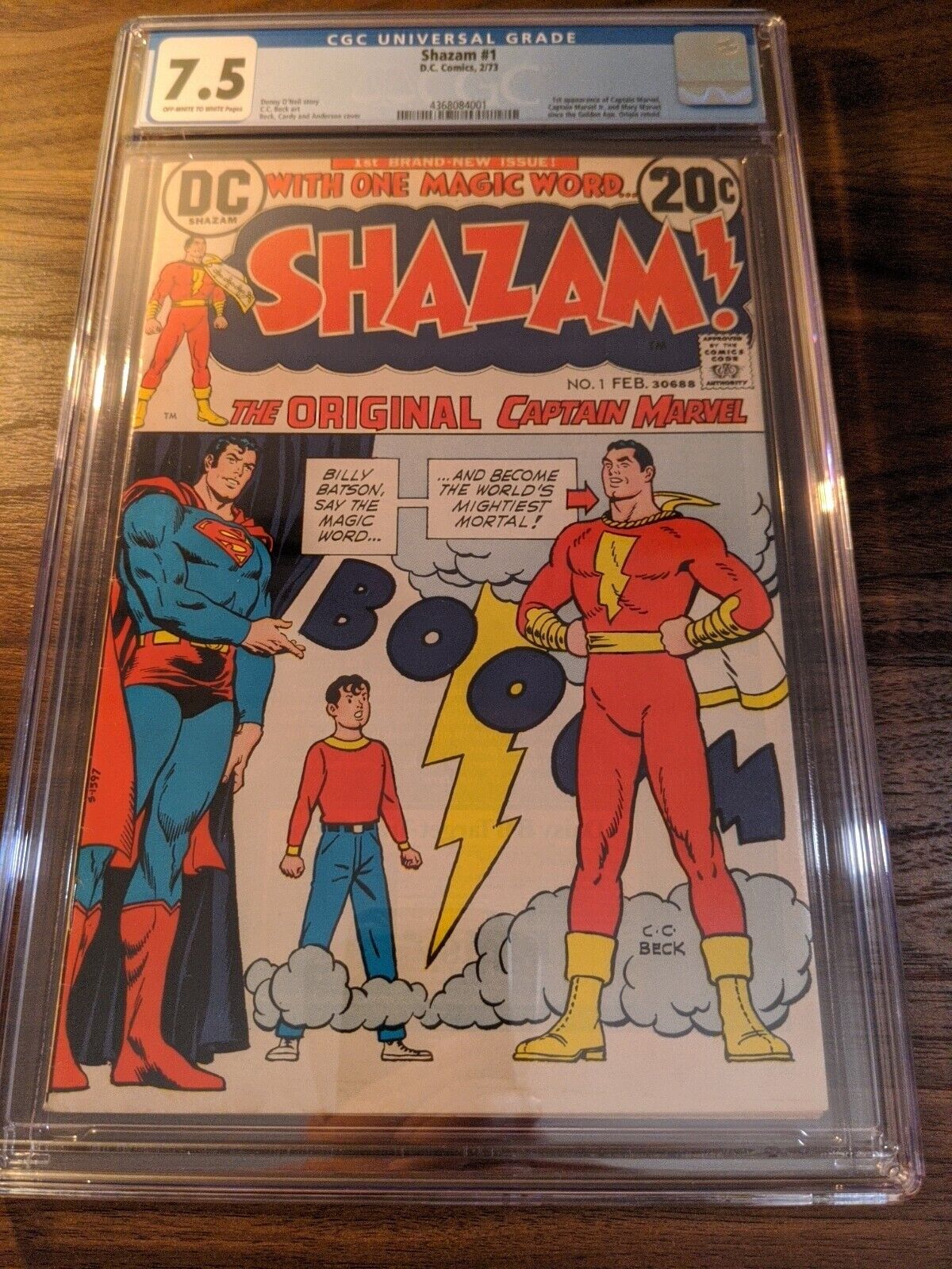 Shazam #1 (1973) CGC 7.5   1st reappearance of Captain Marvel; Origin retold