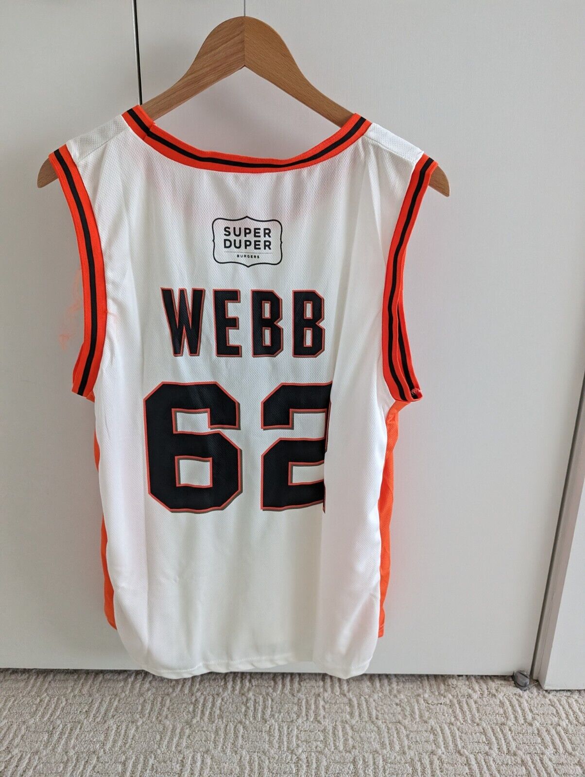 San Francisco Giants 2024 Logan Webb basketball Jersey #62 shirt 04/21  X-LARGE