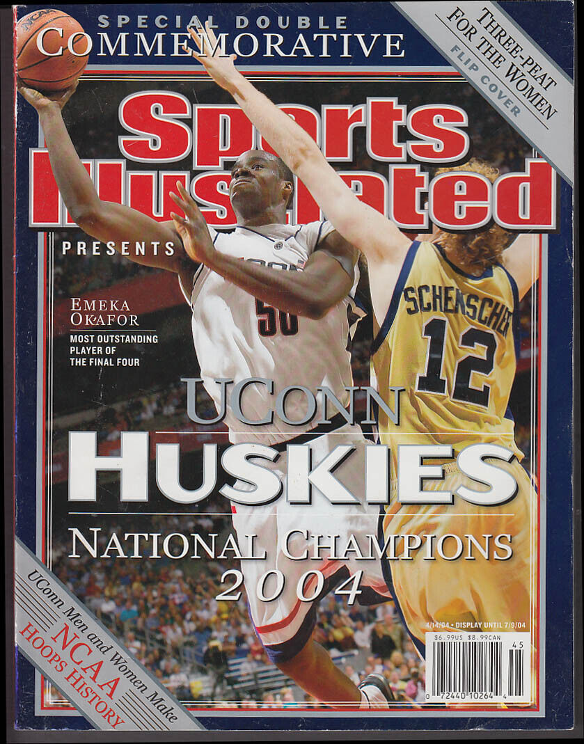 SPORTS ILLUSTRATED UConn Men\'s & Women\'s NCAA Basketball Special Issue 2004