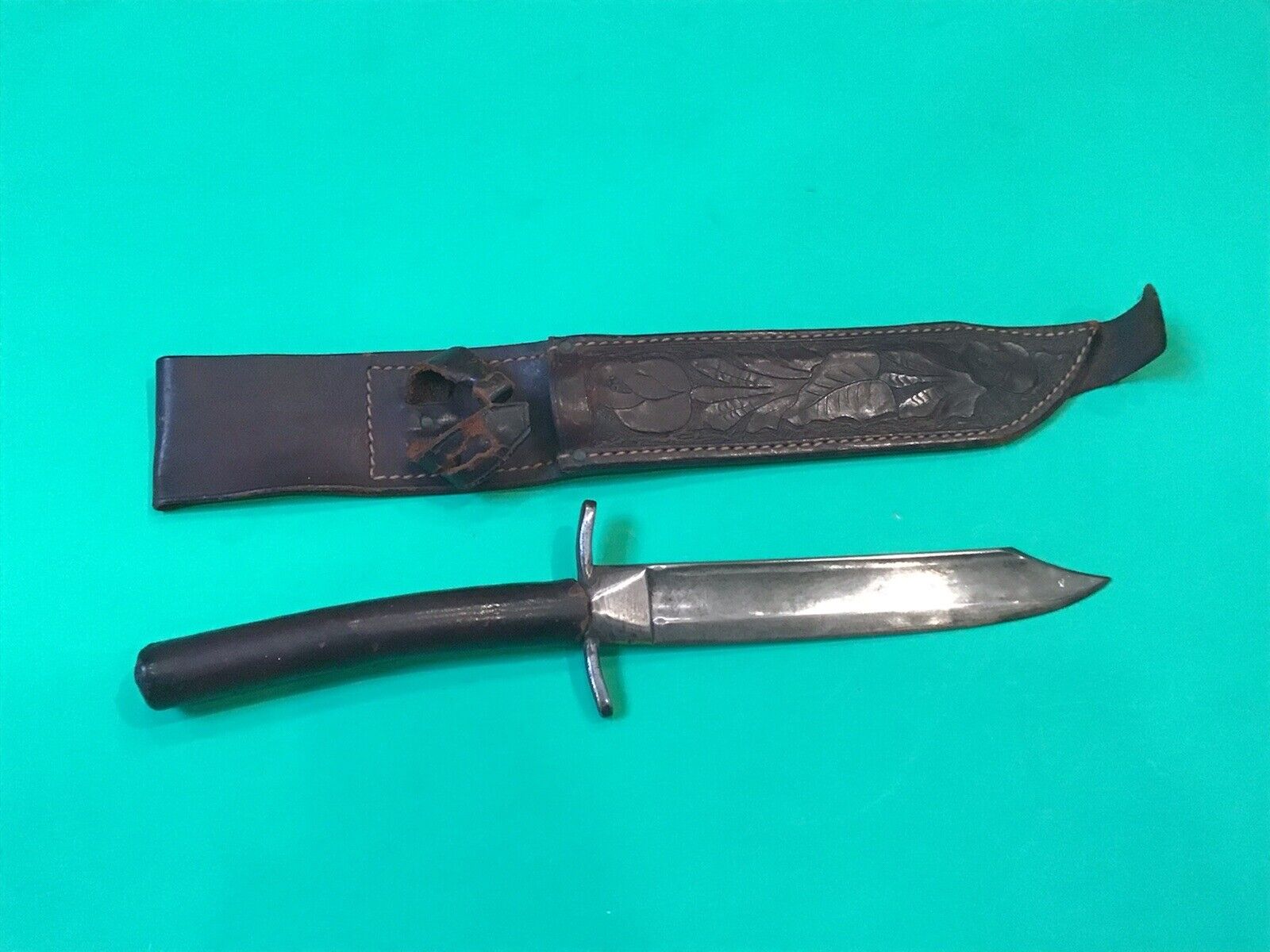 Rare WWII WW2 Early Knife Crafters Theater Knife