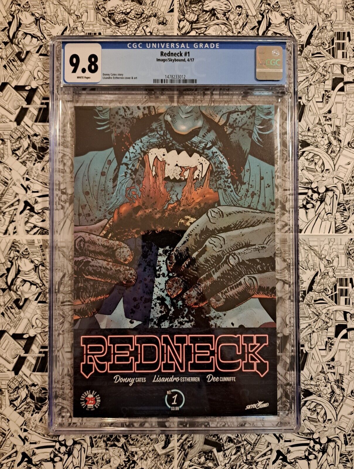 🔥REDNECK # 1 CGC 9.8 1ST APPEARANCE OF THE BOWMANS 2017 IMAGE KEY DONNY CATES🔥