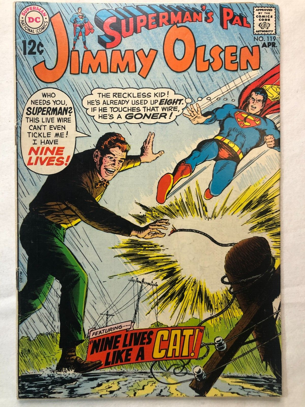 Superman’s Pal Jimmy Olsen #119 April 1969 Vintage Silver Age DC Comics Nice