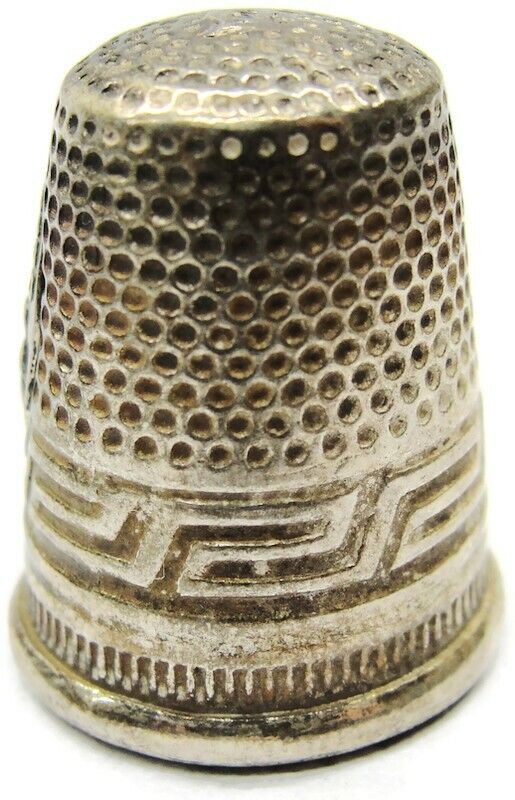 Basilica of St. Peter Rome Italy 800 Silver Vintage Thimble 