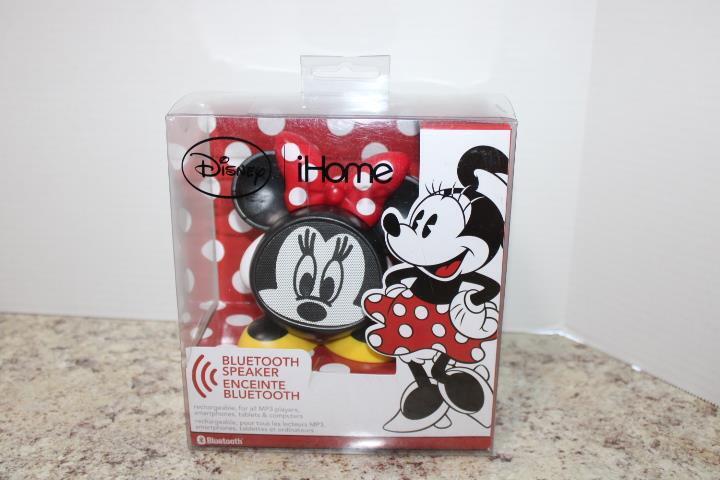 NOB Disney iHome Minnie Mouse Bluetooth Rechargable Speaker for Smartphones etc
